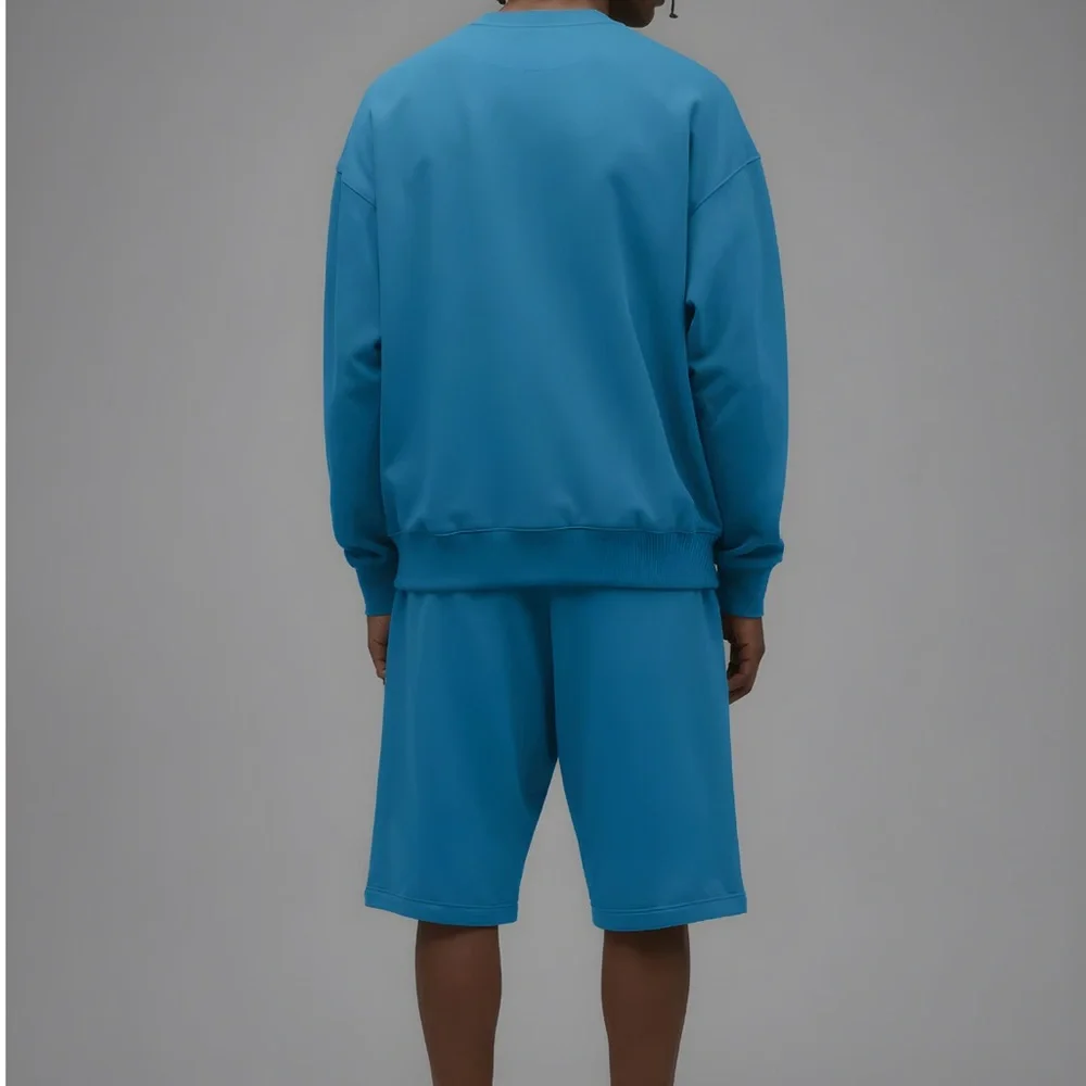 Fashion Nova Men's Teal Athletic Shorts - Picture 2 of 2